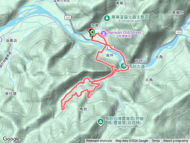 馬胎古道南坪古道內灣老街預覽圖
