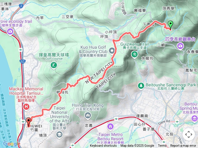 20250220清天宮小坪頂山竹圍捷運站