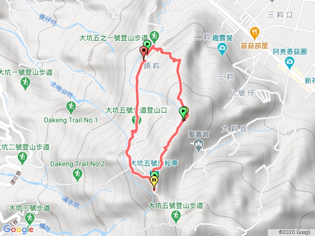 大坑五號五之一步道