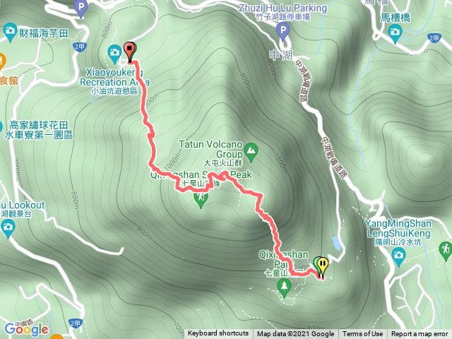 小油坑冷水坑（0.6km)來回