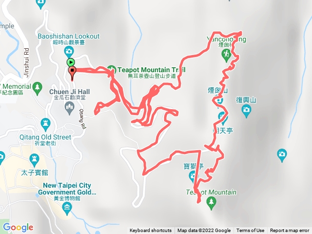 煙囪嶺到無耳茶壺山