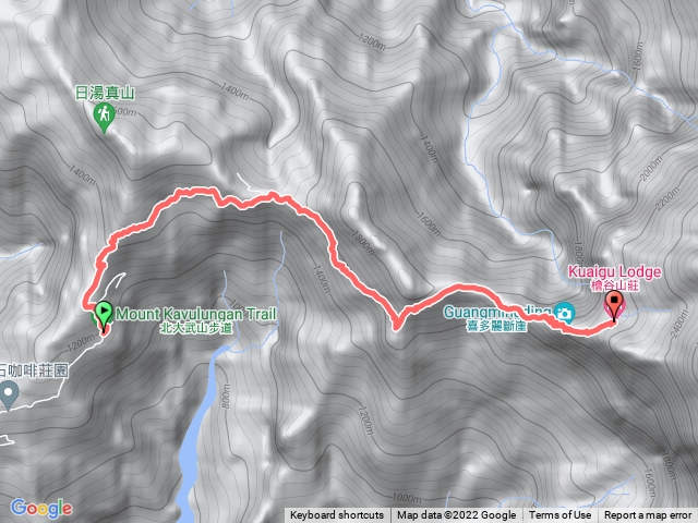 2022-06-06 北大武新登山口上檜谷山莊