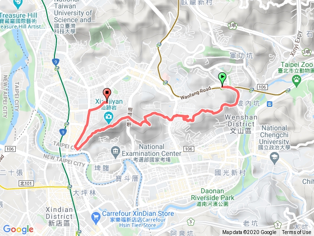 興隆山與仙跡岩連走