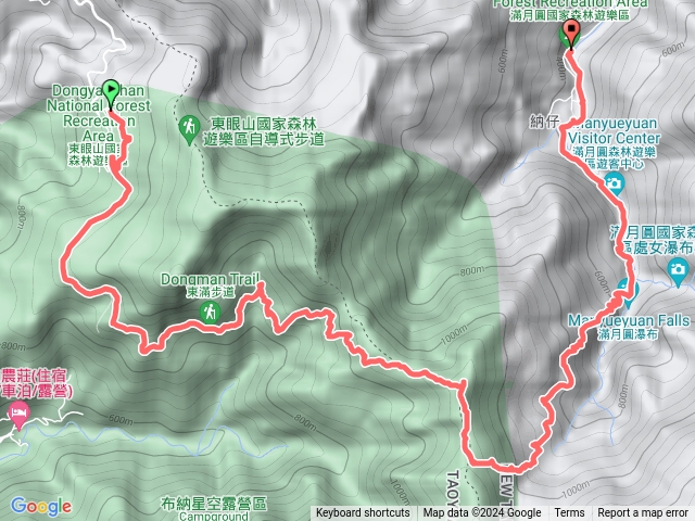 東滿月圓步道拉卡山