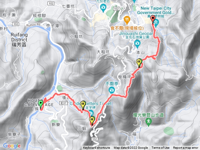 猴硐到金瓜石黃金博物館