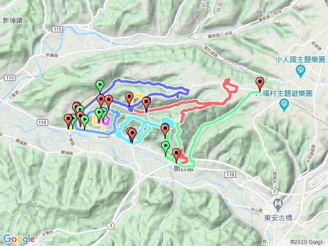 面埔頂山 石光古道 大東坑山 小東坑山 全紀錄