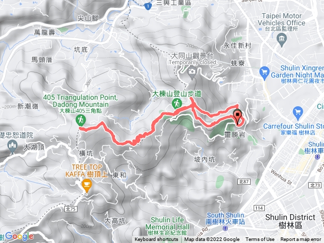 大同山、大棟山、青龍嶺