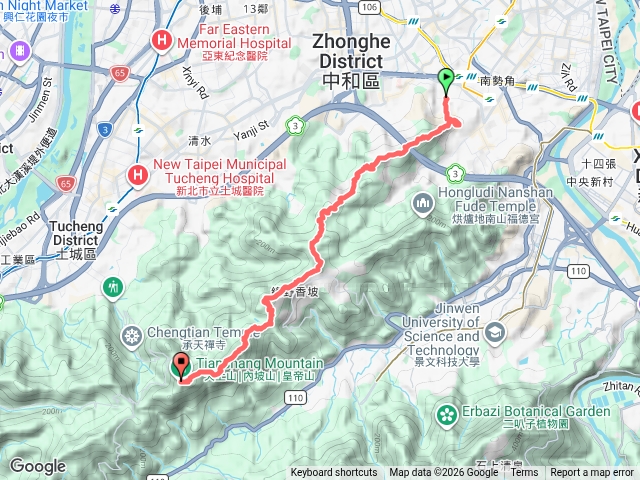 外南勢角山-五尖山-文筆山-五城山-天上山預覽圖