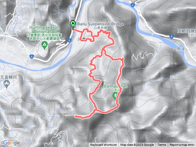 白毛山大小O加臭頭山