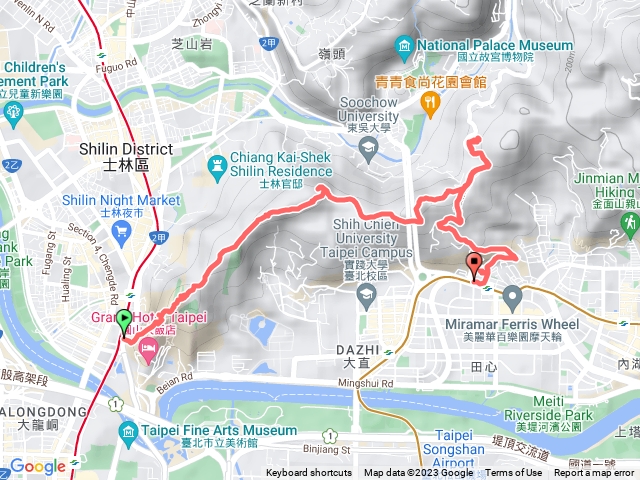 劍潭山-老地方-文間山-劍南路