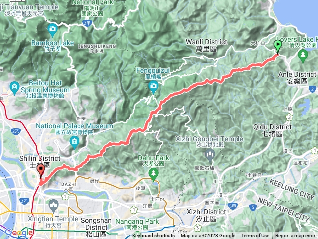2023-05-27界寮縱走(基隆界寮→台北捷運劍潭站-順摸基石)