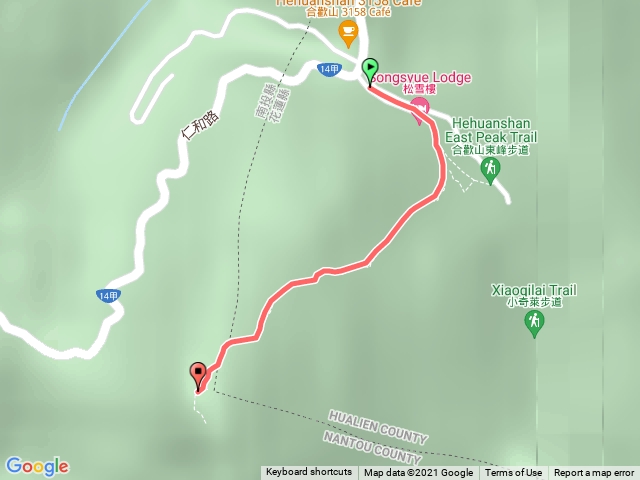 百岳 遊客中心停車場_合歡山東峰