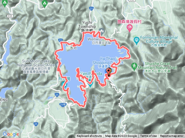 日月潭環湖步道