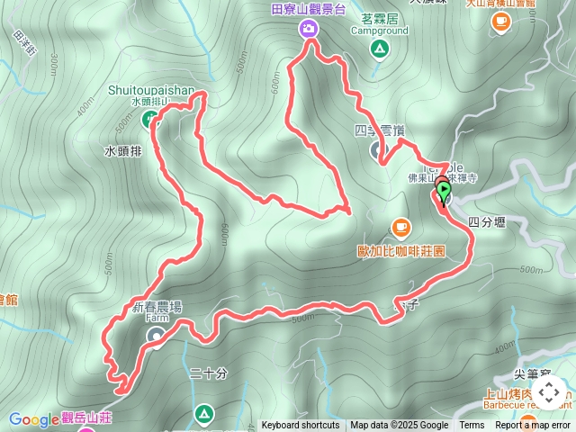 橫山五連峰（田薯縱走）