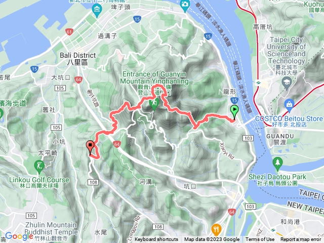 環北天際線第七段八里到五股