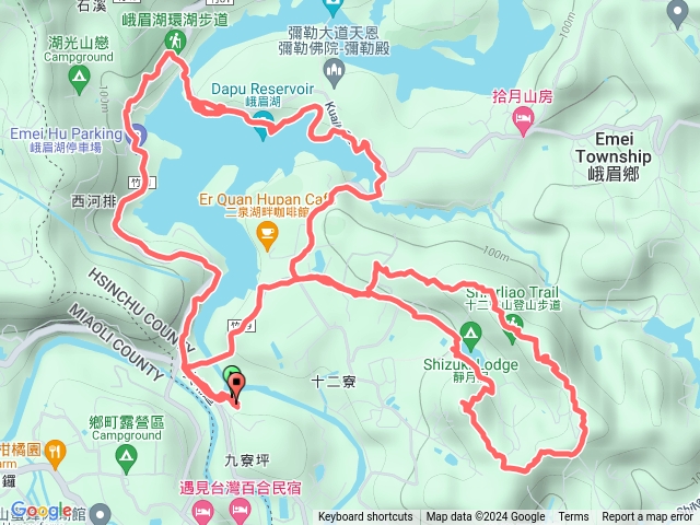 2024森遊竹縣皮皮獅Hike客任務十二寮古道+峨眉湖環湖預覽圖