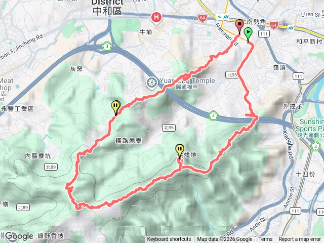 2026微笑山線大縱走尋寶集章任務微笑山線：【天上山系】烘爐地土地公段202609091509預覽圖