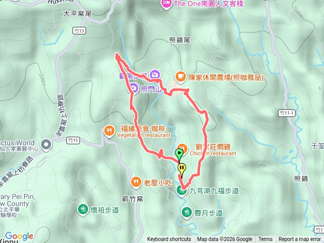 照門九芎湖九福觀南齋月步道預覽圖