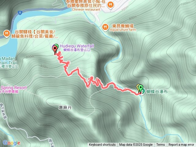 蝴蝶谷瀑布步道預覽圖