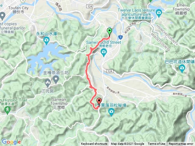 龍峎頂步道+三聯埤步道+老銃櫃步道