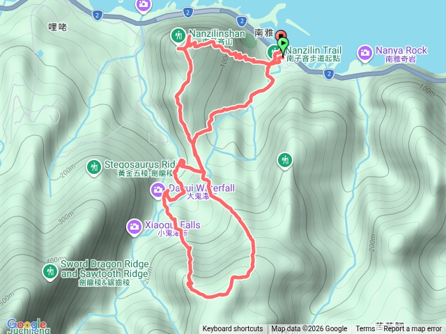 南子吝群峰連走保羅尖-雙鬼小霸尖8型預覽圖