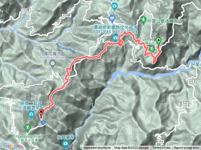 福山古道～樂山產業道路～巃銀山步道