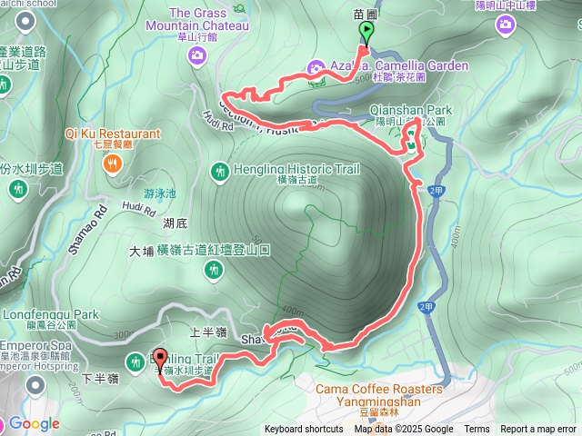 20250101陽管處遊客中心-內政部水準點2103-北市地測點市474-尖山516m-北市地測點預覽圖