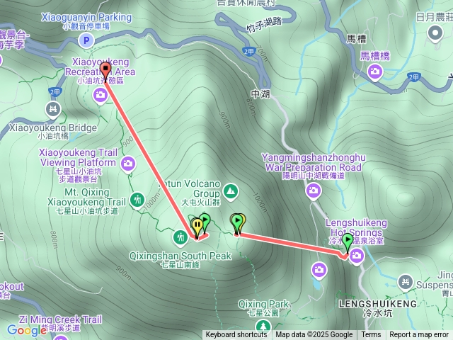 七星山主峰東峰恐龍石小油坑山預覽圖