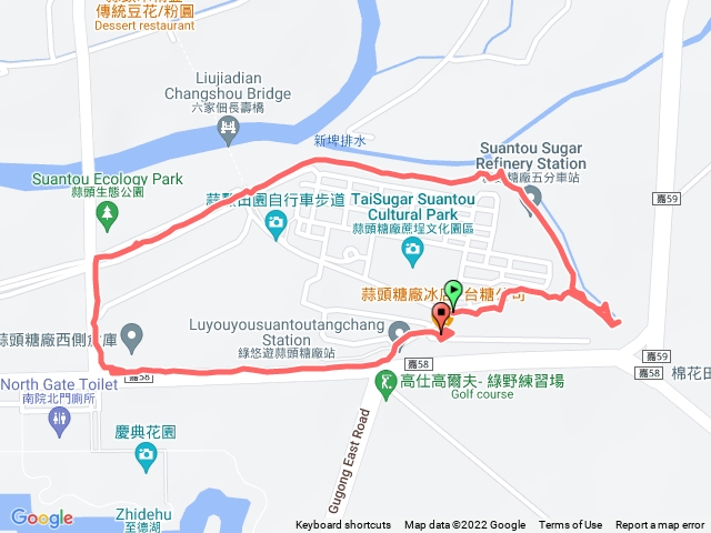 嘉義蒜頭糖廠+新埤大排O繞