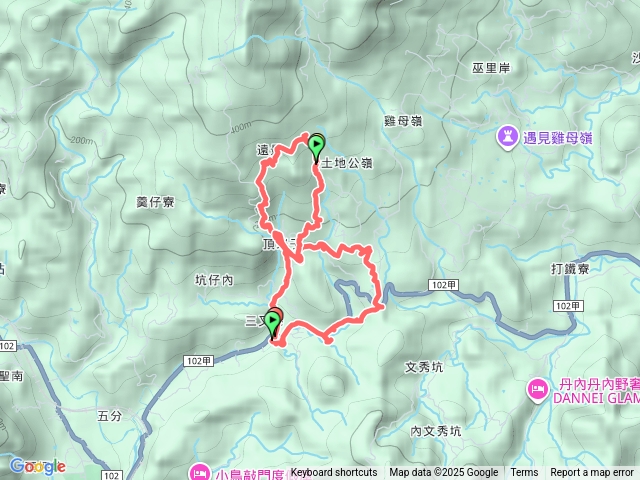 慈安宮、土地公領保甲路丶遠景古道、昭北府、游家古厝、青雲古道、吳寮有機農場、慈安宮8字預覽圖