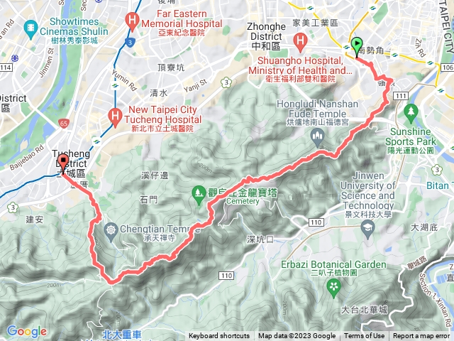 南勢角-烘爐地-天上山列-永寧 