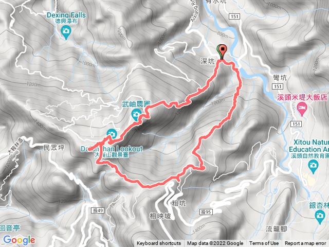 大石公上樟空崙山環走竹崙山