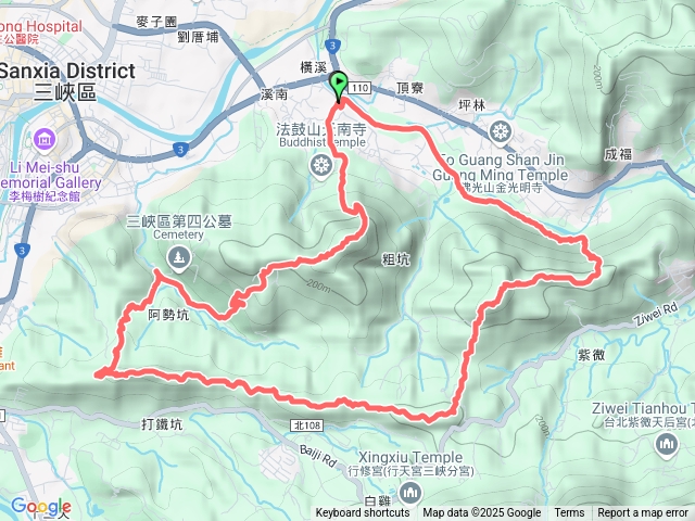 三峽祖眉坑山／王公坑山／主公坑山／一線天／溪南尖山／橫溪20250218