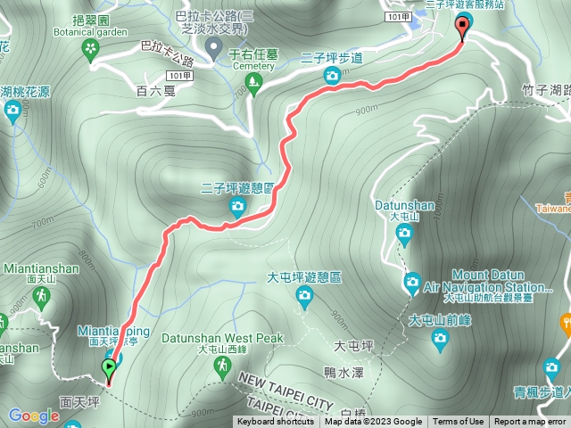 走遍陽明山尋寶任務二子坪步道