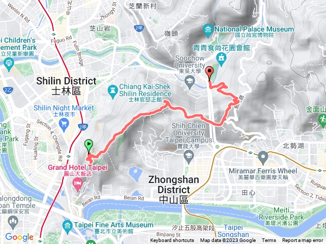 劍潭山親山步道預覽圖