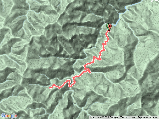 霞喀羅古道（養老登山口至11公里處，過白石駐在所）