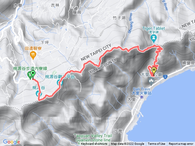 桃源谷內寮草嶺線