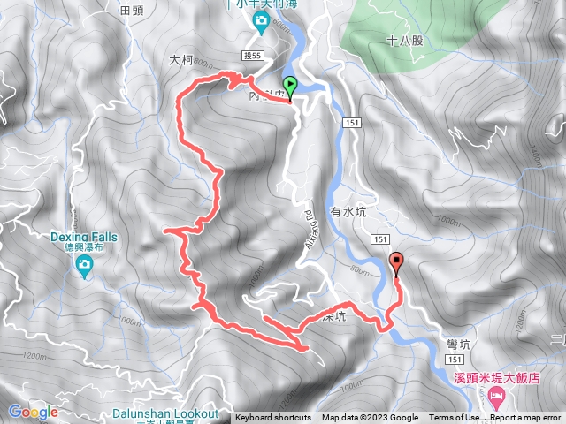 鹿谷小半天六連峰
