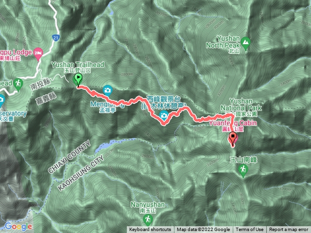 【玉山群峰】D1 玉山登山口-排雲山莊-圓峰營地