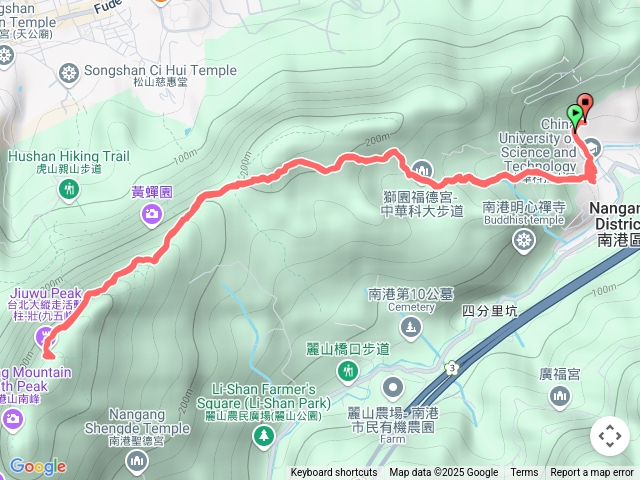 南港山，九五峯