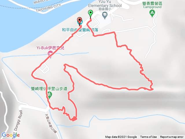 台中和平_雙崎埋伏坪登山步道_O型