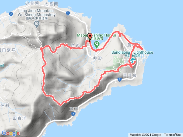 新北市卯澳福卯古道隆隆山O型