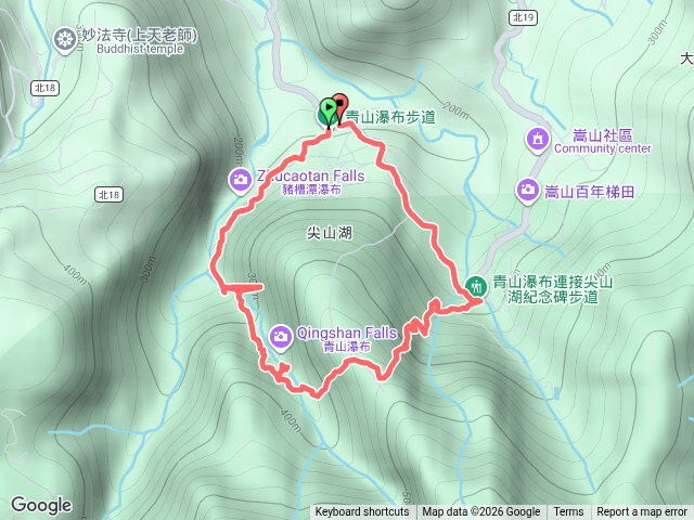 青山瀑布預覽圖