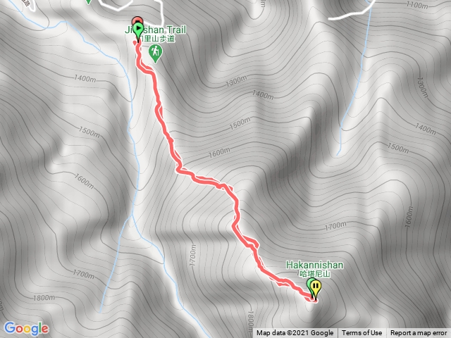 20210312哈堪尼山直線來回