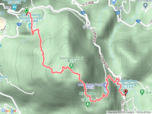 小油坑七星山主東夢幻湖冷水坑