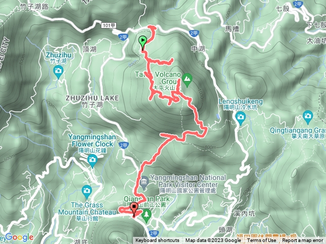 七星12連走(七星主峰、東峰、南峰、西峰、北峰、西北峰、北北峰、南南峰、摘星峰、七星池、七星瀑布、七星公園)