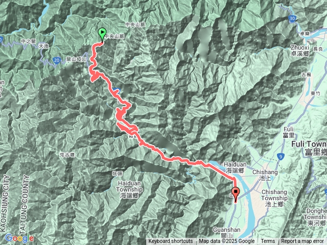 南二段-嘉明湖山屋-向陽登山口