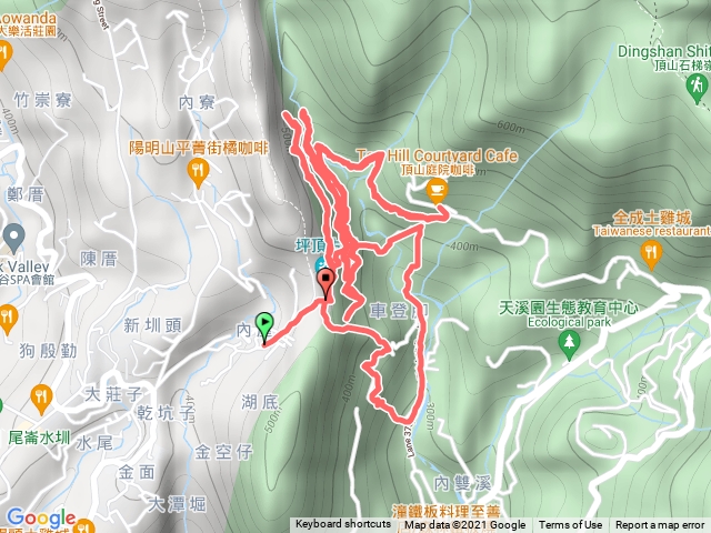 大崎頭步道坪頂古圳步道三圳王字線皆走透