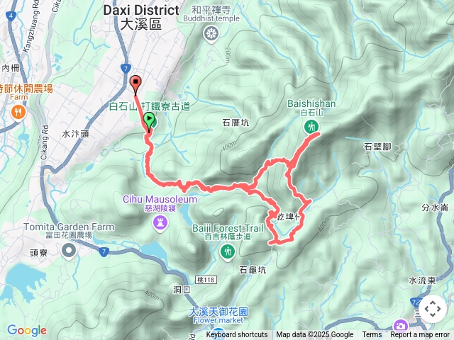 打鐵寮古道環白石山