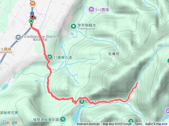 打鐵寮古道+白石山 (第1次，探路)